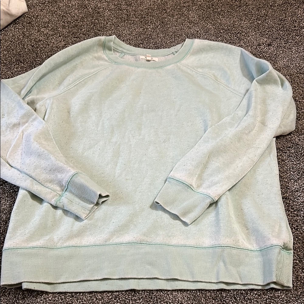Maurices Light Green Sweatshirt